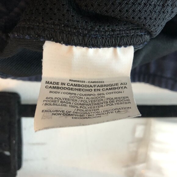 Nike Mens Dark Blue Jogger Sweatpants Zip Pockets Logo Drawstring S - Picture 5 of 6